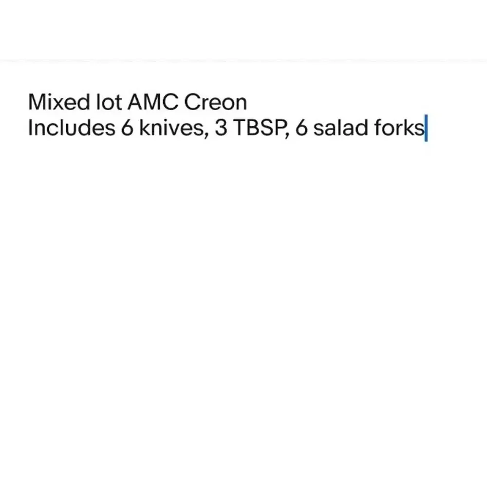 AMC Creon Stainless Flatware Mixed Lot of 15 Made in Japan MCM